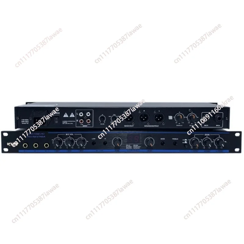 Digital Karaoke Preamp DSP Audio Effect Processor FBX-100 Professional Reverb Mixer Digital KTV Sound Effector Equipment