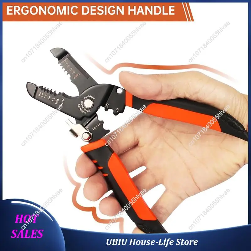 أدوات يدوية متعددة الوظائف أداة تعرية الأسلاك، أداة تعرية الأسلاك من الجيل الثالث أو أداة العقص، مكشكش الأسلاك 5 في 1 أو القاطع - أفضل Sel #5