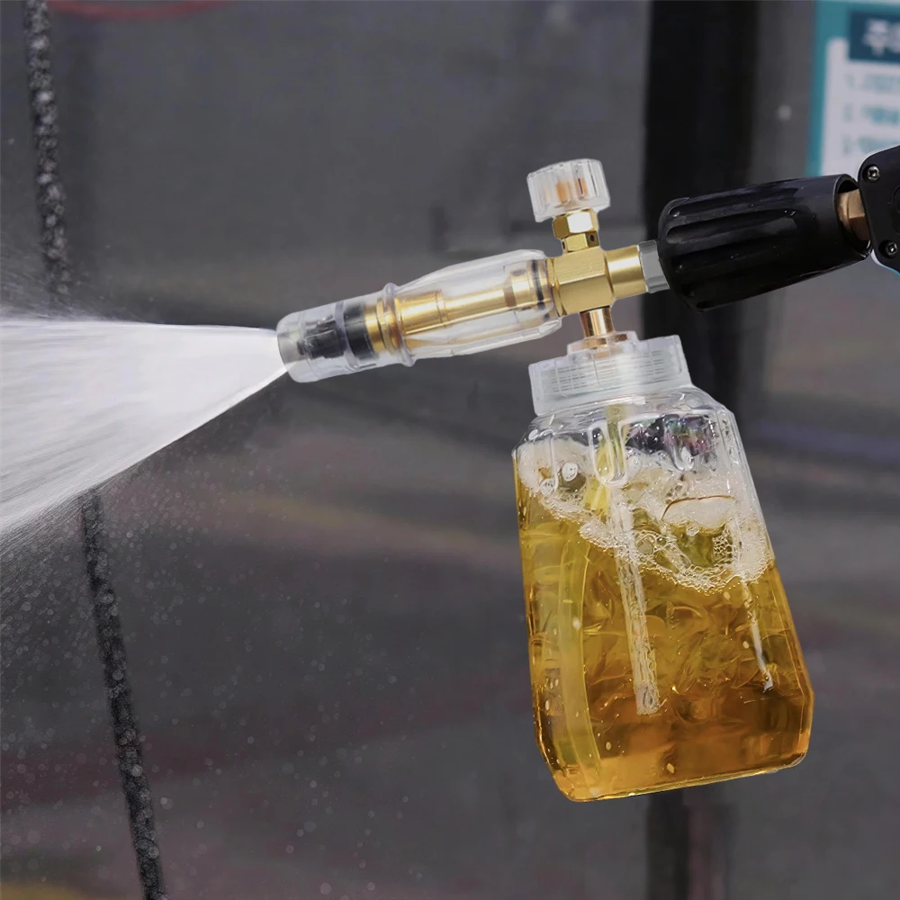 Hochdruckschaumkanone für Nilfisk Hochdruckreiniger – Premium-Schneeschaumsprüher mit Transparent für die Autowaschanlage mit Selbstbedienung – Detail 5
