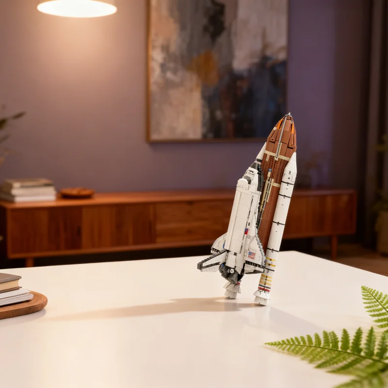 

2173pcs MOC 1 110 Shuttle Space Model Building Blocks DIY Gift Creative Collectible Display Decor Premium Adult Kids Desk Home