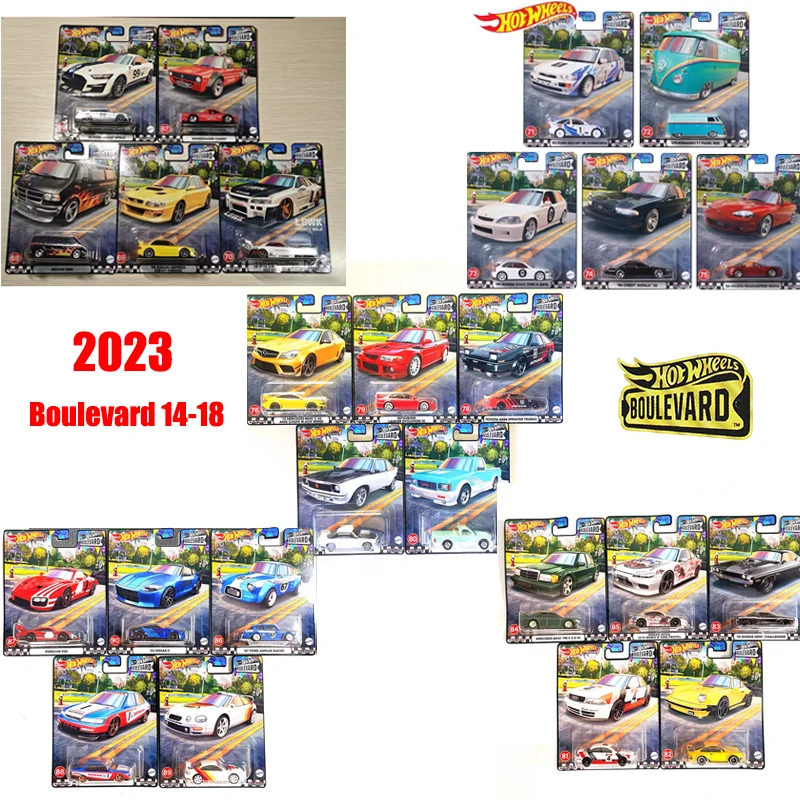 Mattel Hot Wheels Premium Boulevard 1/64, 2023, сбор Boulevard 14-18 Ford Shelby GT500, коллекционные игрушки, литой автомобиль