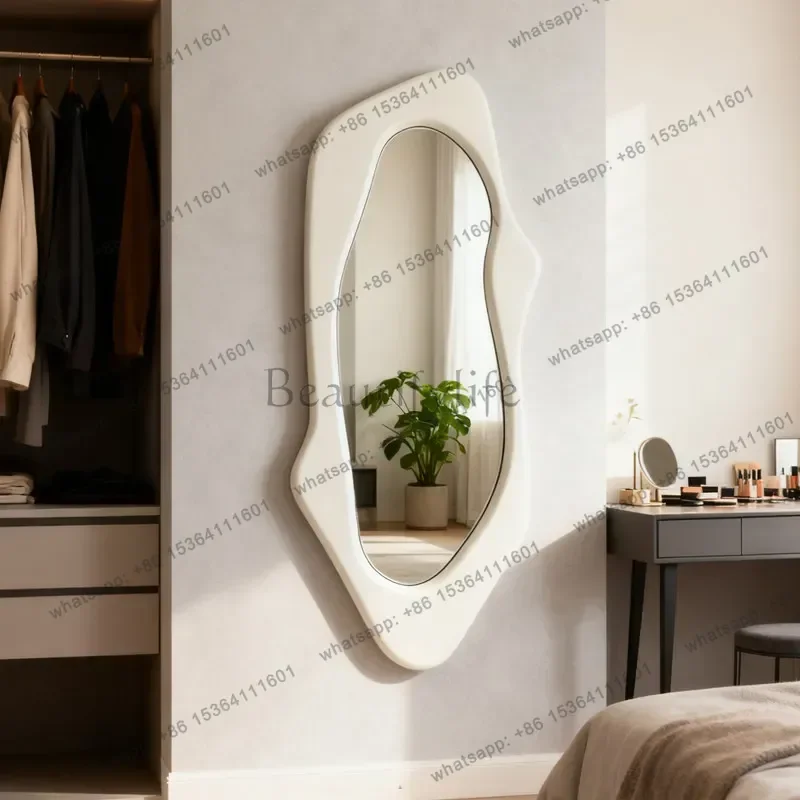 LD Asymmetrical Funky Mirror Irregular Aesthetic  Modern Vintage Mirror Wall Living Room Spiegel Wand Home Decorations