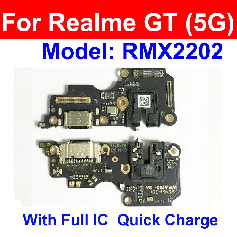 For Realme GT 5G GT Neo 2T GT Master USB Charging Port Board USB Charger Dock Small Board Connector Flex Ribbon