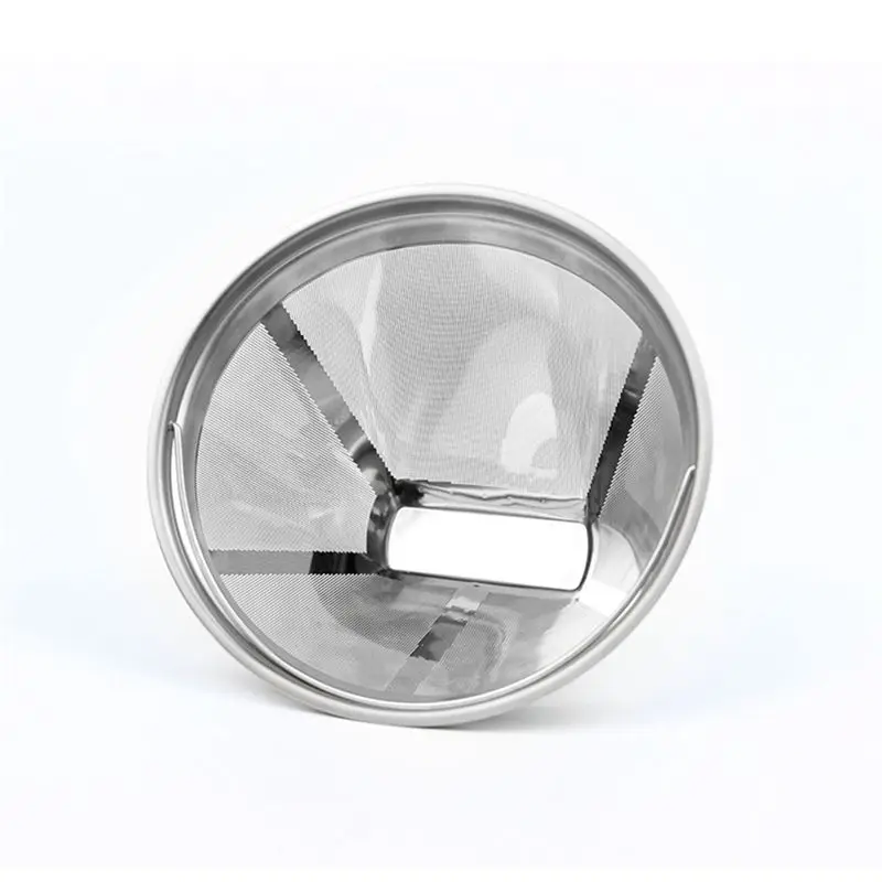 [Promotions]Coffee Filter Coffee Maker Reusable Stainless Steel 4 Cone Coffee Filters for Coffee Maker, Accessories