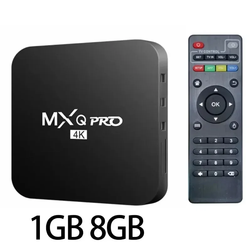 MXQ-PRO 5G TV Box 4K HD Android 10.0 Smart TV Box 2.4/5G Dual-WIFI 3D Video Media Player Home Theater TV Set-top Box