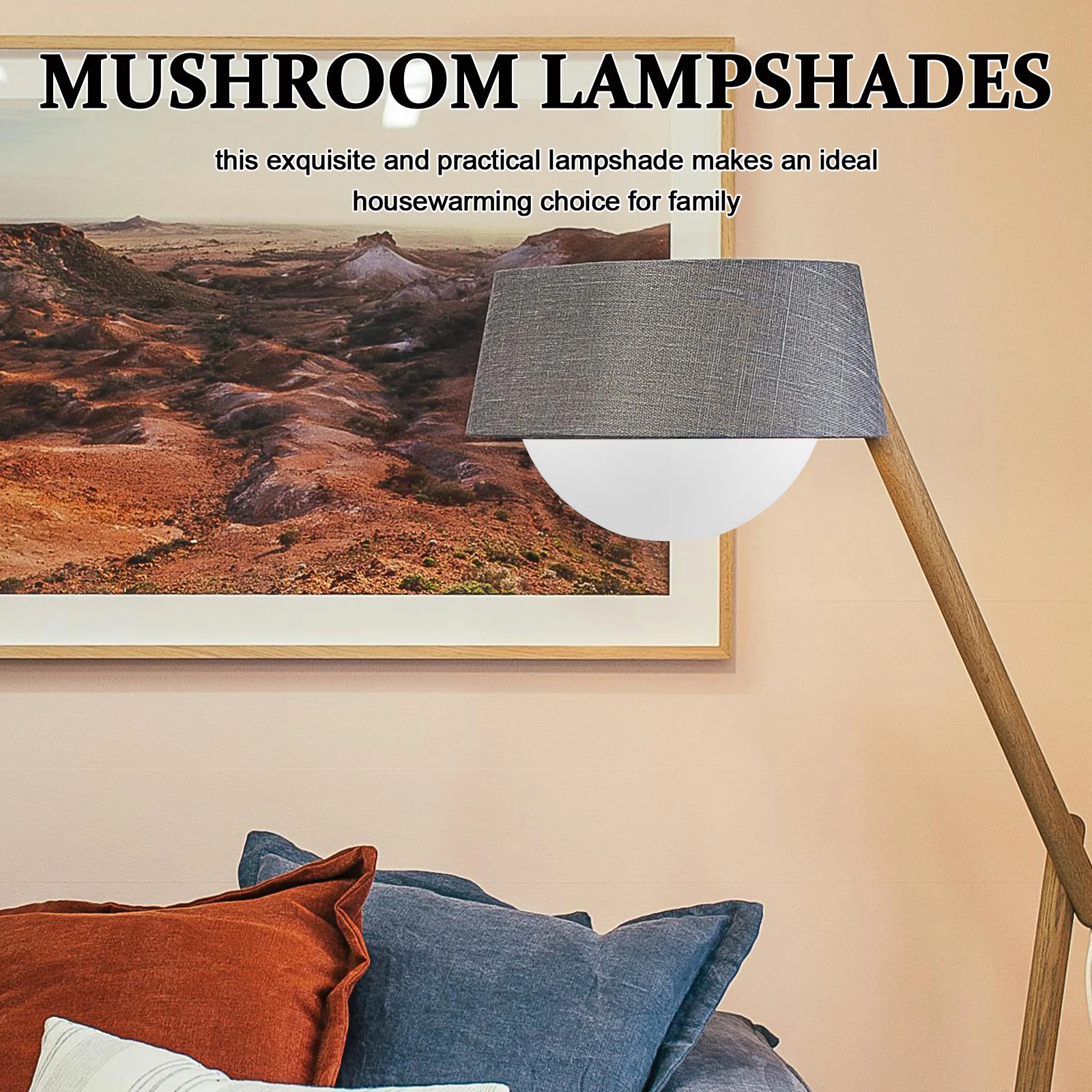 

2pcs White Plastic Mushroom Lampshade Floor Lamp Shade Replacement Semicircular Bowl Durable For Wall Sconce Chandelier Pendant