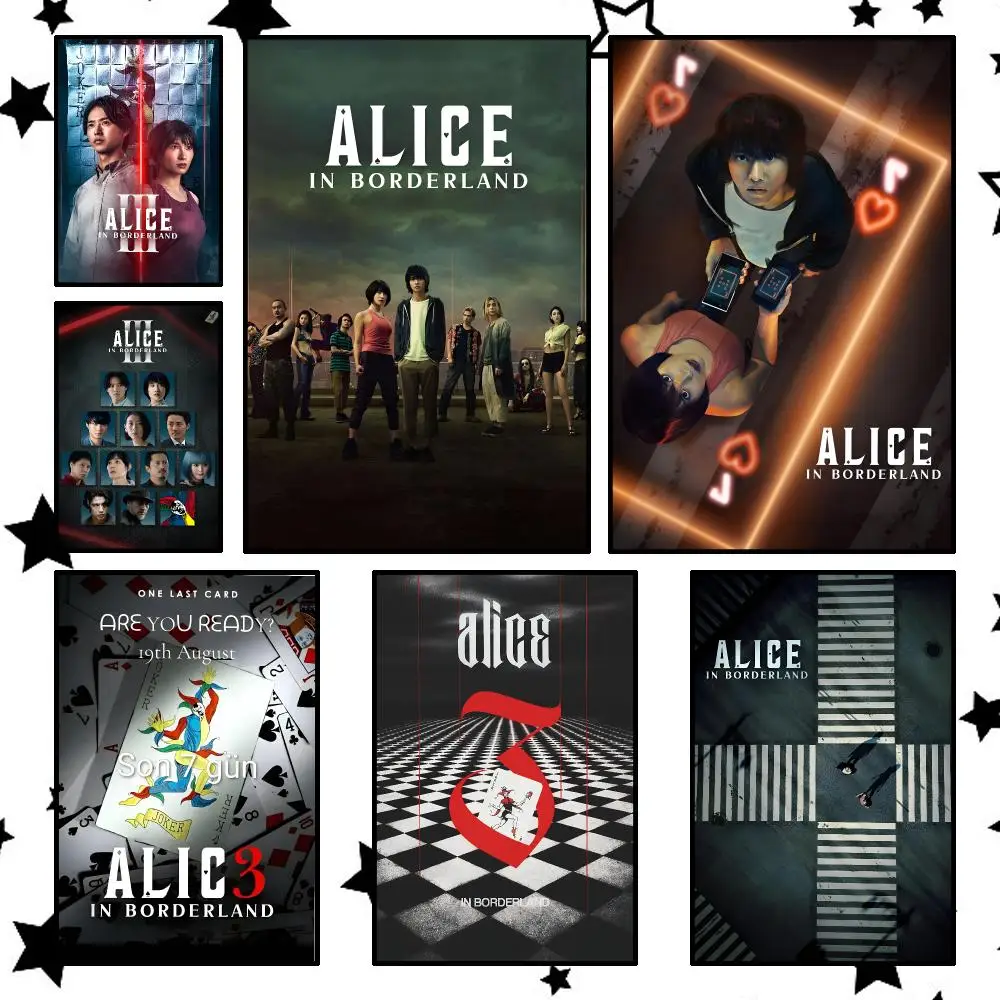 Series Thriller Alice in Borderland Poster Modern Minimalism Aesthetic Art Prints Bedroom Kitchen Home Decor Art Poster Gifts