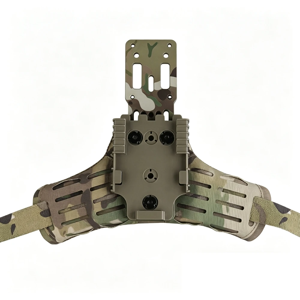 3PCS/SET Tactical Holster Combination Adapter QLS Side Kit Thigh Drop Leg Tactical Quick Pull Molle Hunting G17 M9 Gun Holster