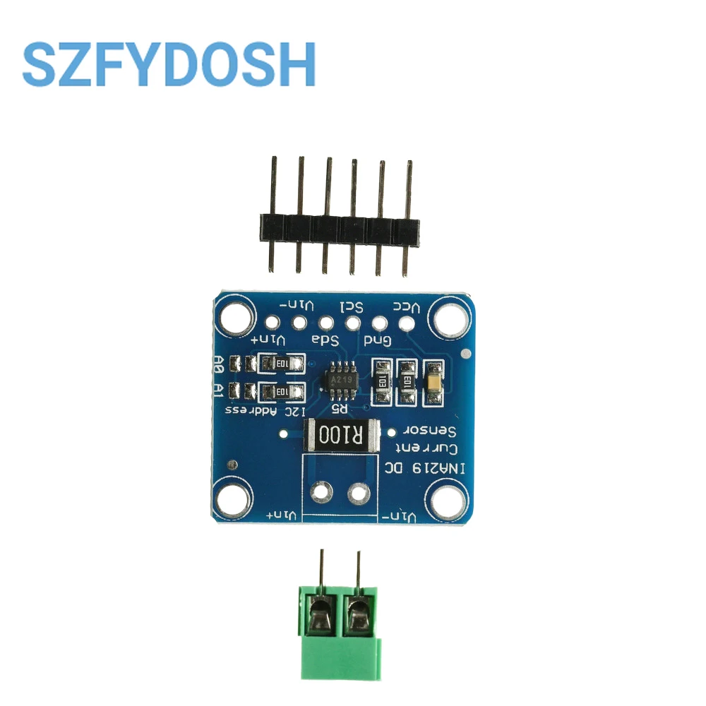 INA219 Modul Breakout Sensor Catu Daya DC Dua Arah DIY 3V-5V IIC I2C Modul Sensor Pemantauan Daya