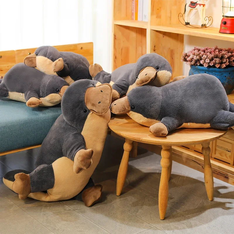 110cm Platypus Plush Toy Doll Soft Stuffed Animal Sleeping Pillow Cushion Christmas Gifts for Kids and Girls