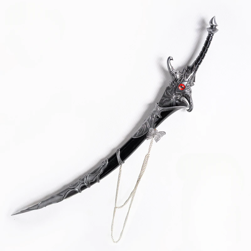 Hua Cheng  Tian Guan Ci Fu  E Ming Curved Knife Cosplay Props Weapons for Halloween Carnival Fancy Party