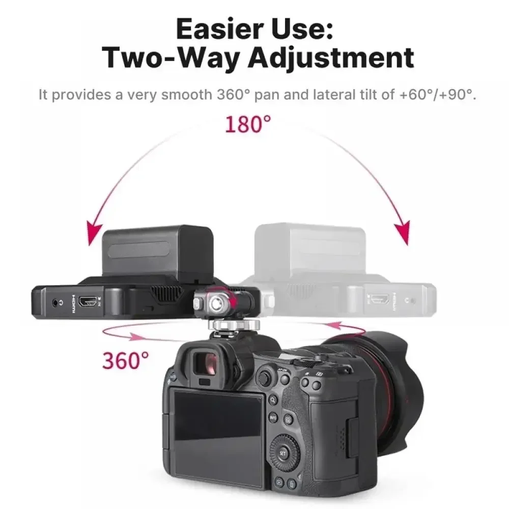 FALCAM F22 طقم رأس عموم مزدوج سريع الإصدار برأس مزدوج 2543 طقم Panhead سريع الإصدار برأس واحد 2541 حامل شاشة مائل