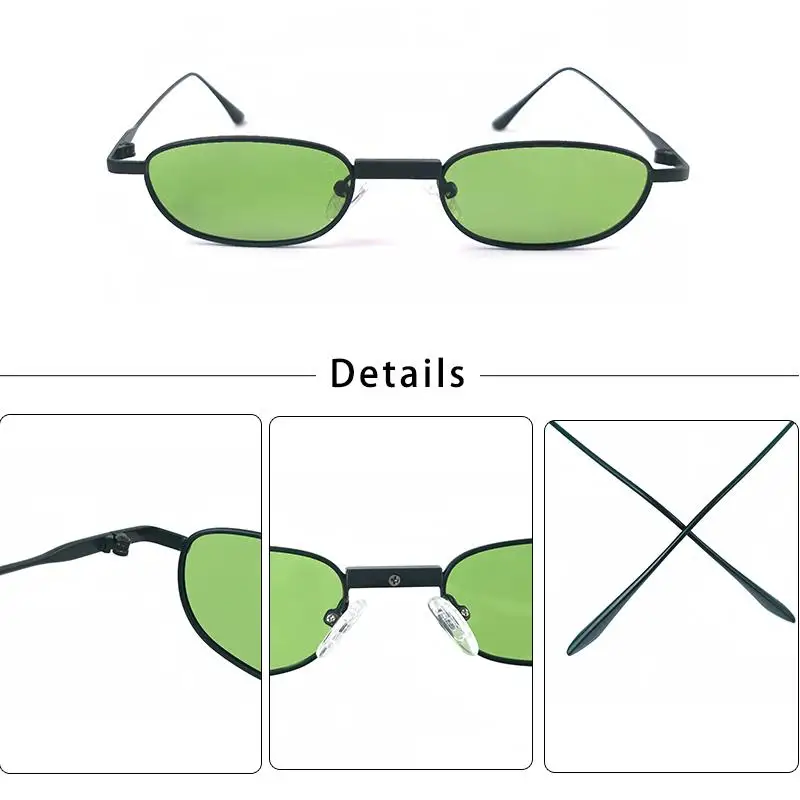 CATERSIDE Polarisierte kleine Sonnenbrille für Herren, rechteckig, Punk-Markendesign, Sonnenbrille für Damen, zum Fahren, für Partys, Urlaub, Geschenke – Detail 19