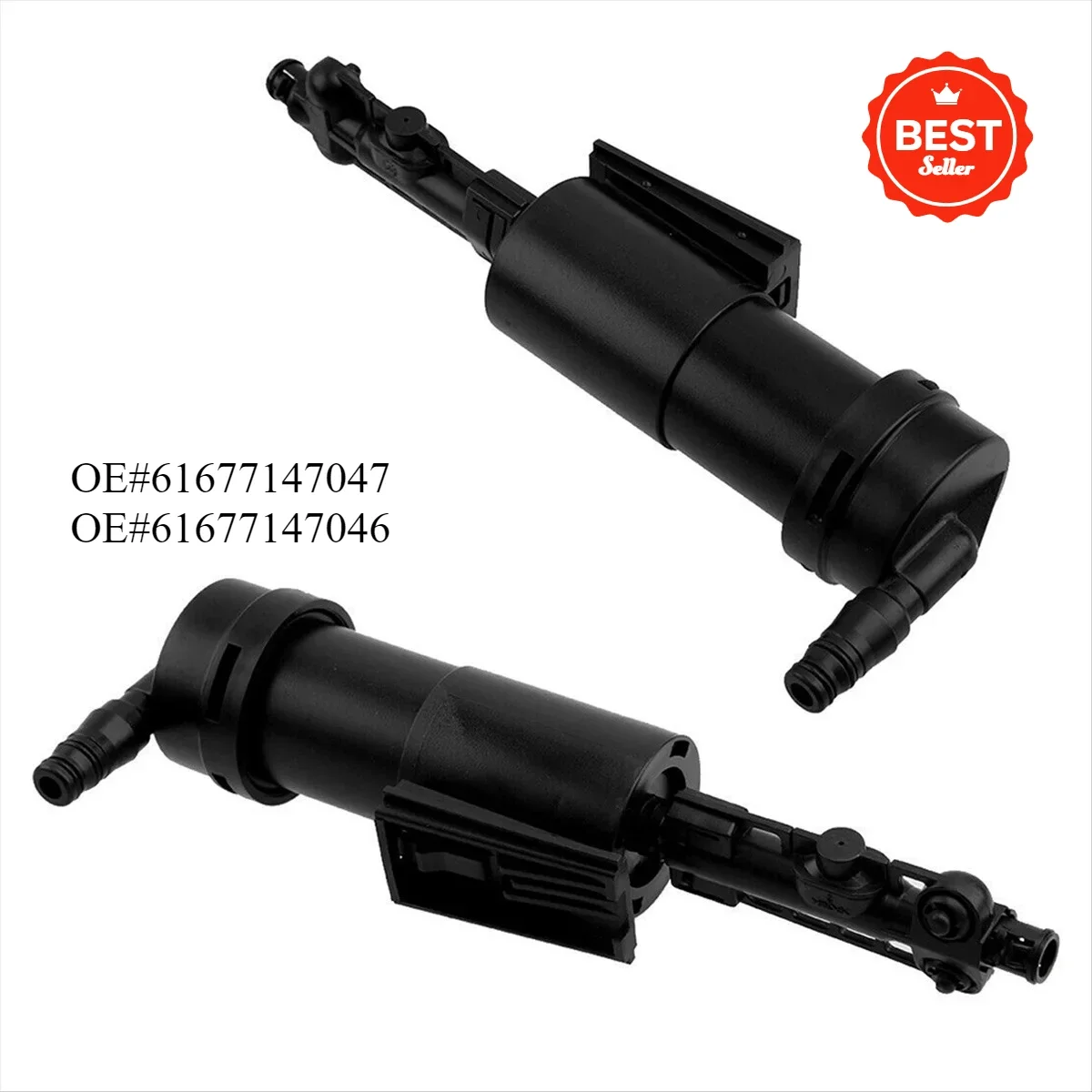 

2Pcs Headlight Washer Pump Nozzle Left & Right Fit for Mini Cooper R50 R53 R52 61677147047 61677147046
