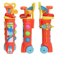 Multicolor Ball Kids Golf Set Outdoor Toys Mini Putter Golf Set Toys Plastic Golf Club Children's Practice Golf