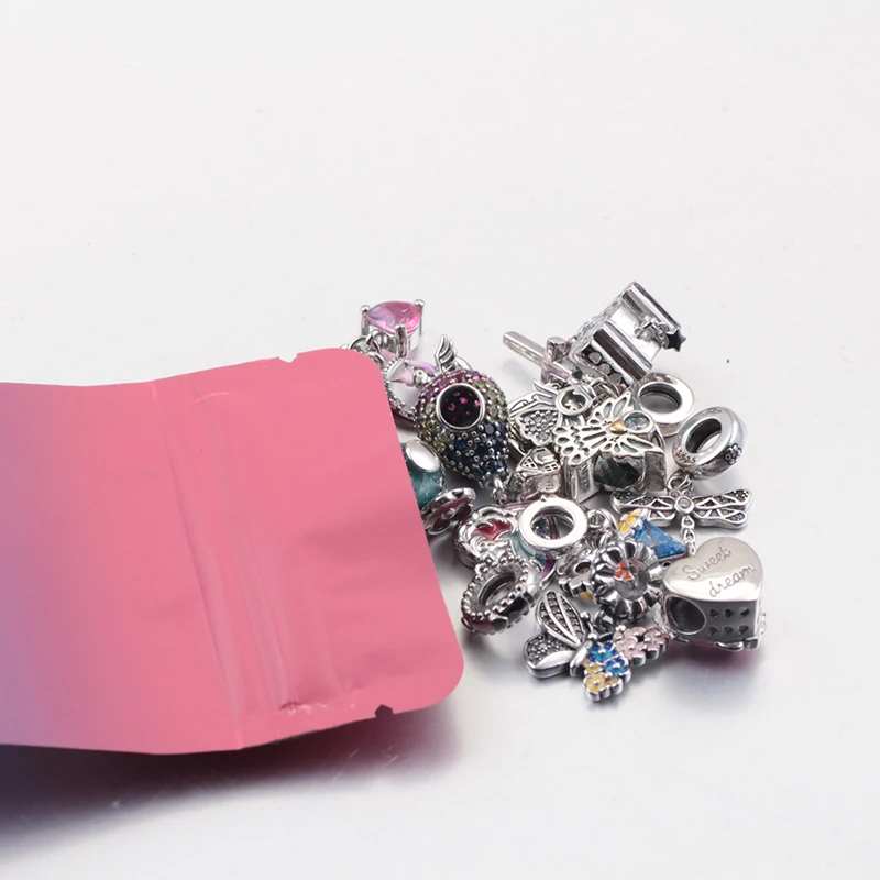 925 فضة مخفي الساخن بيع قلادة بها خرزات حقيبة أعمى تم إرسالها عشوائيا مع 20 سحر مناسبة للنساء سوار ذاتي الصنع هدية #4