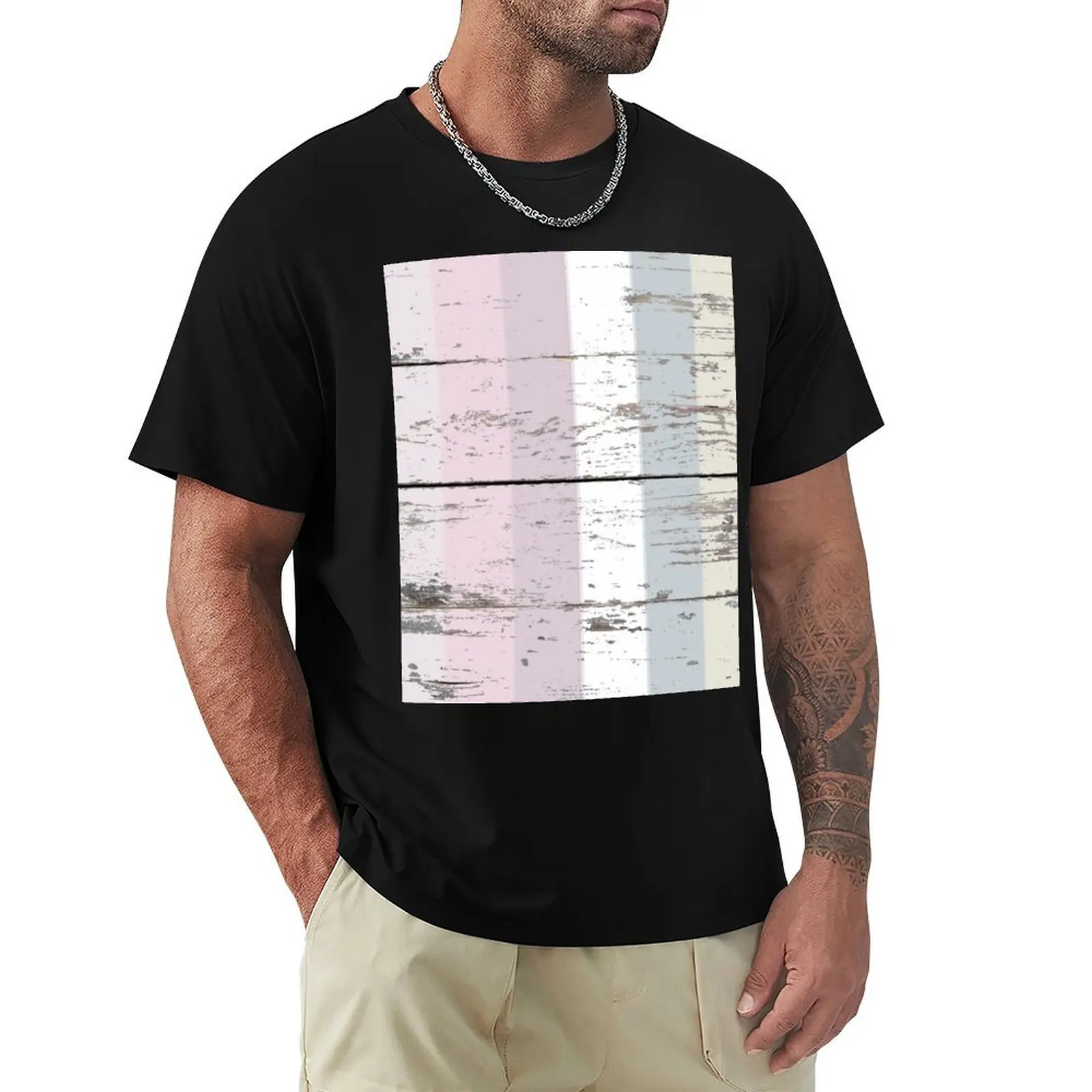 

Preppy Spring colors purple pink Easter pastel stripes T-Shirt clothes vintage graphic tee blue archive compression shirt men