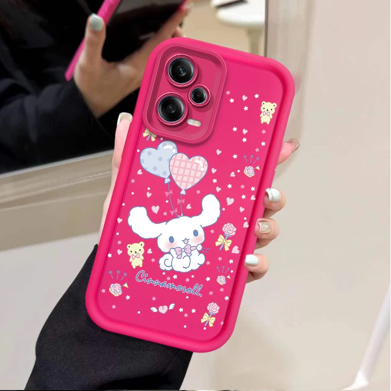 سانريو سينامورول جراب هاتف لشاومي ريدمي نوت 13 14 14S 12 11 برو بلس 5G 12S 11S 10s 10 9 ريدمي 14C 13C 12C 12 4G A3 A3X