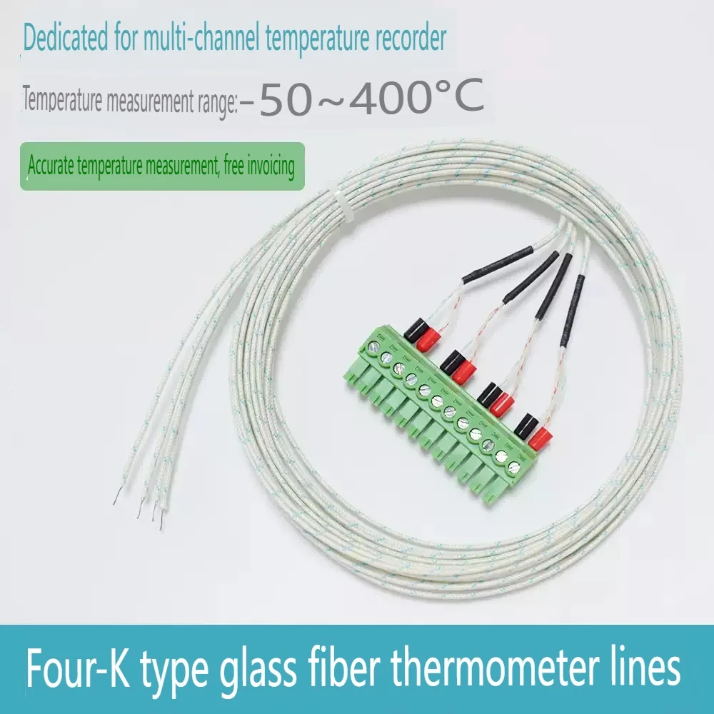 MT-X temperature recorder pin terminals multi-way temperature measurement line  K-H-GGF   type welding point K thermocouple