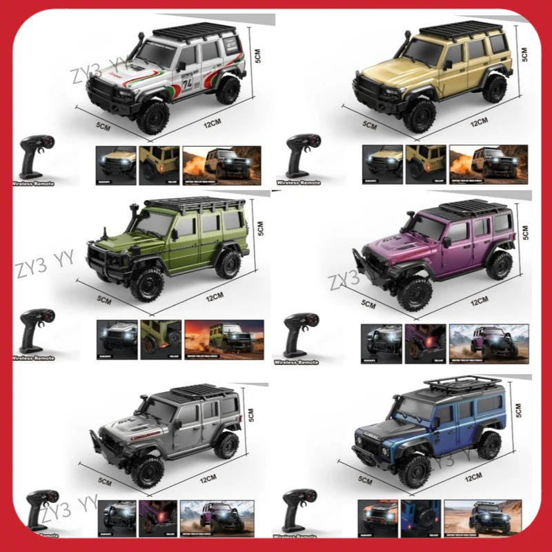 

New product 1:43 desktop mini full scale simulation climbing car remote control toy car double shell RC CAR holiday gift