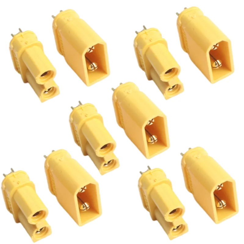 

5pair / 10pair XT30U Bullet Connectors Plug for RC Lithium Polymer Battery Quadcopter FPV Racing Drone Lipo Battery Part Plug-in