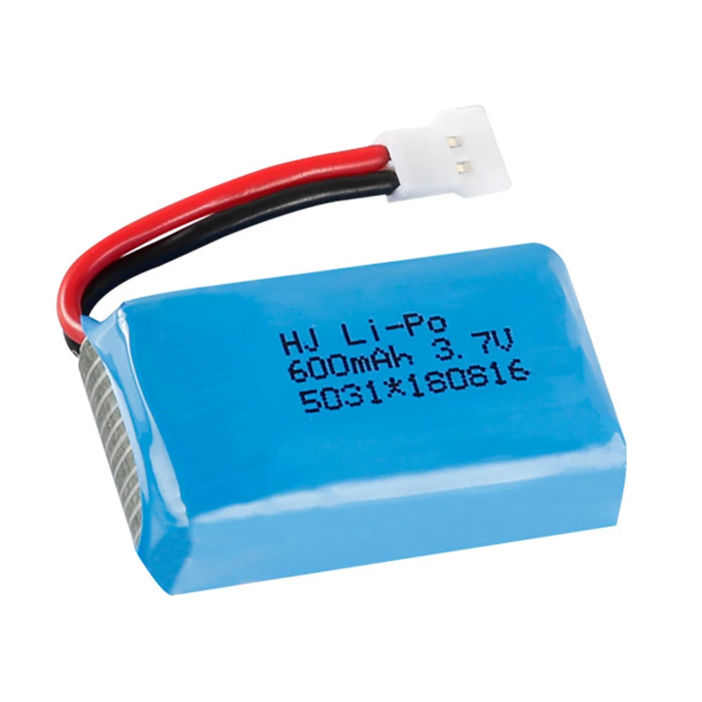 2 pz/lotto 1 PZ 3,7 V 600 mAh 752030   Batteria Lipo 25c per pezzo di ricambio drone quadricottero aereo Syma X9 X9S RC