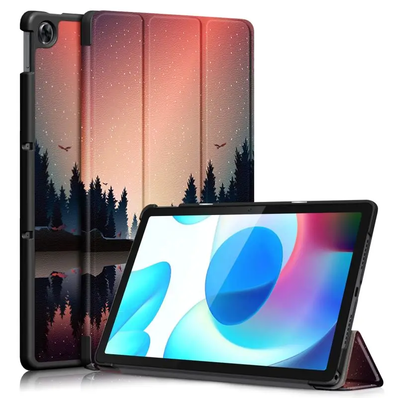 

For 2022 OPPO Pad Air Pad 11 Case Magnetic Smart Cover Pc Leather Shell for Realme Pad 10.4 2022 Realme Pad Mini 8.7 Inch Case