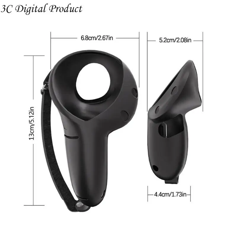 Améliore le manchon en silicone poignée pour les contrôleurs Quest3 / 3S Case complète Q84A