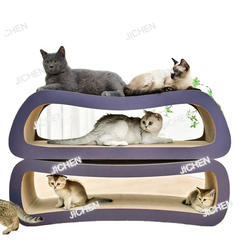 

JC Ultimate Cat Scraper Lounge Length 100cm Reversible Scraper Made of Recycled Corrugated Board