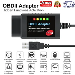 OBDMonster FORScan Pro For Ford Mazda Coding Car Diagnostic Tool with HS/ MS CAN Switch OBD2 ELM327 V1.5 Scanner Adapter