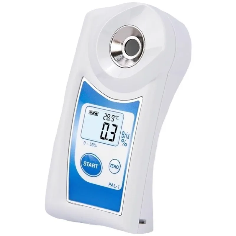 Digital Brix Refractometer Fruit Sugar Content Meter Portable LCD Display Sweetness Tester for Watermelon Grape Orange Juice