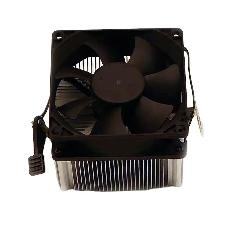 Small Size Fan Cooler Heatsink Cpu Cooling Pc Plastic 78mm LGA775/115X/AM4 Silence Fan 4pin Port for Computer Case Black 1 Pcs