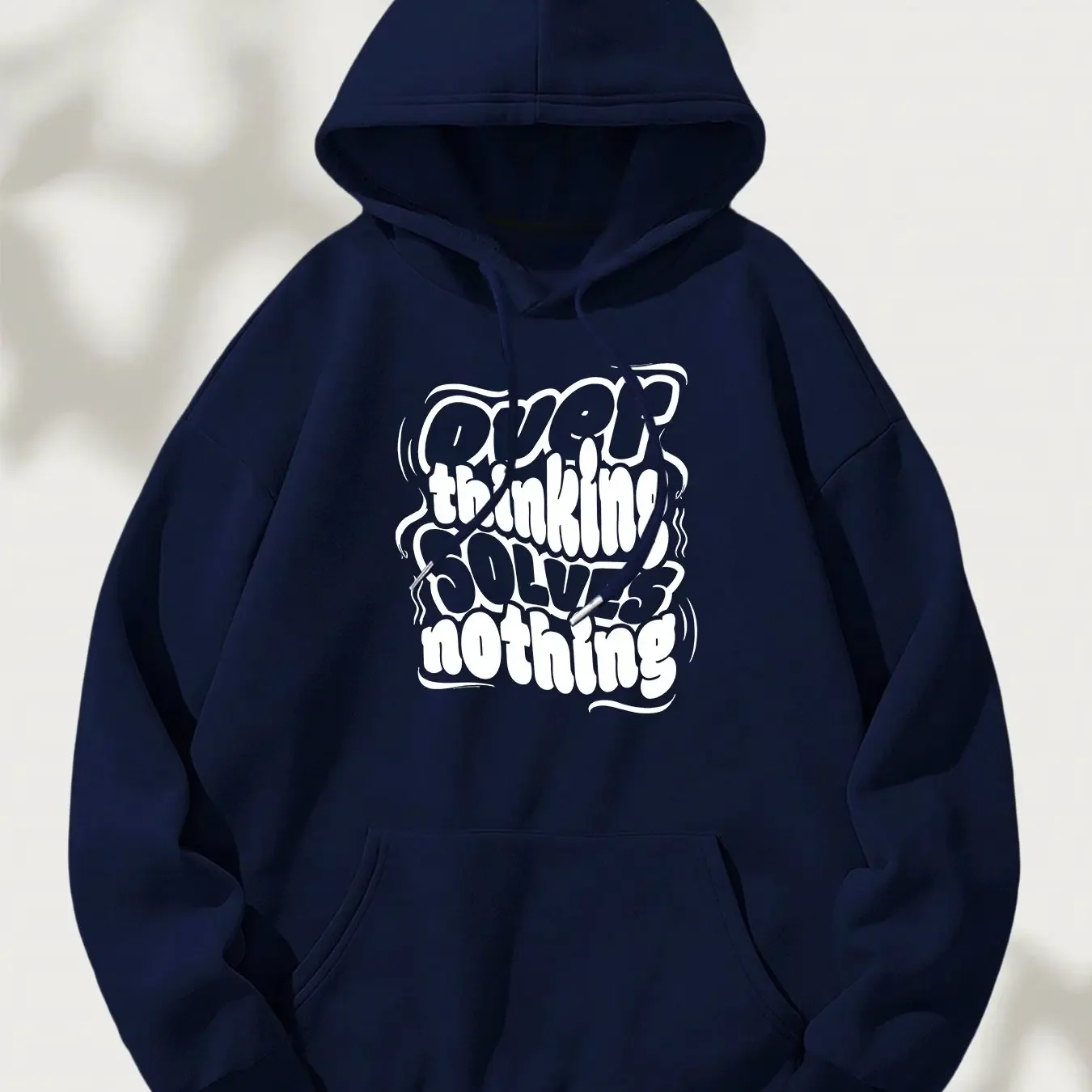 This Is a Regular Plus-Size Men'S Hoodie with Pockets Featuring a 