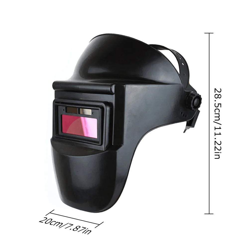 Automatic Welding Helmet Solar Powered Auto Darkening Hood with Adjustable Shade Range 4/9-13 for Mig Tig Arc Welder Mask