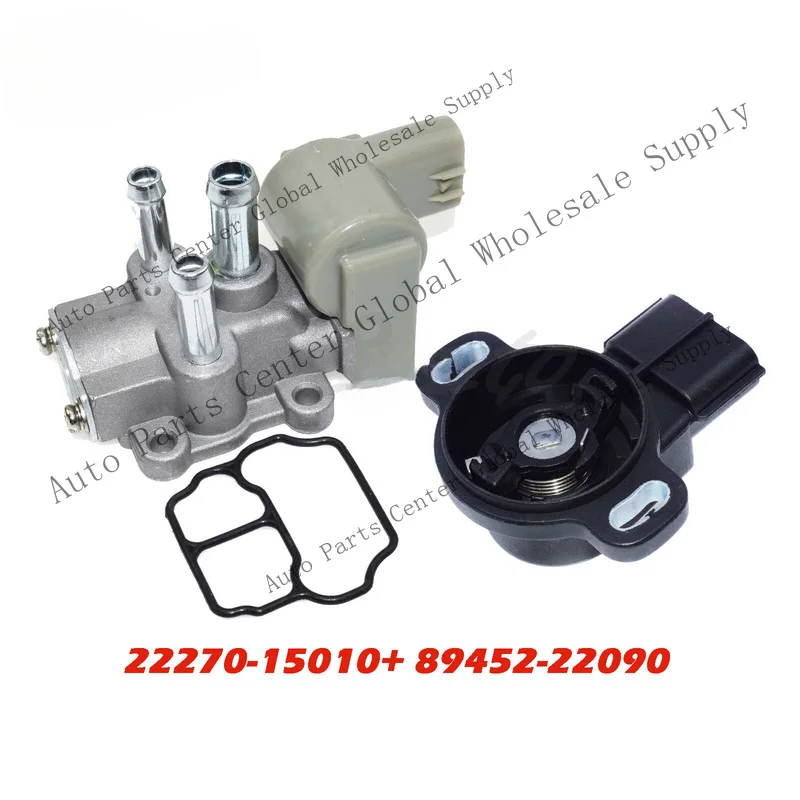 Z+ Idle Control Valve + Throttle Position Sensor For 94-97 Toyota Celica 1.8L 2.2L