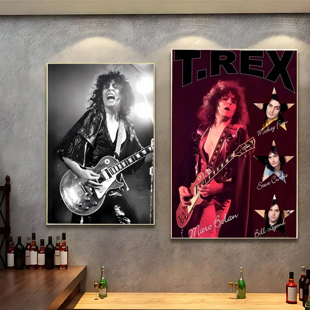 Vintage Rock Legend T-TRexs Poster Modern Indoor Wall Decor & Aesthetic Home Space Design