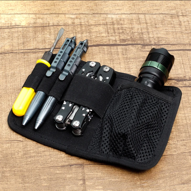 Tactical Hook Loop Panel Bags Insert Modular Accessories Equipment Inner Separation Holder Pouch Utility EDC Tool Organizer Pack