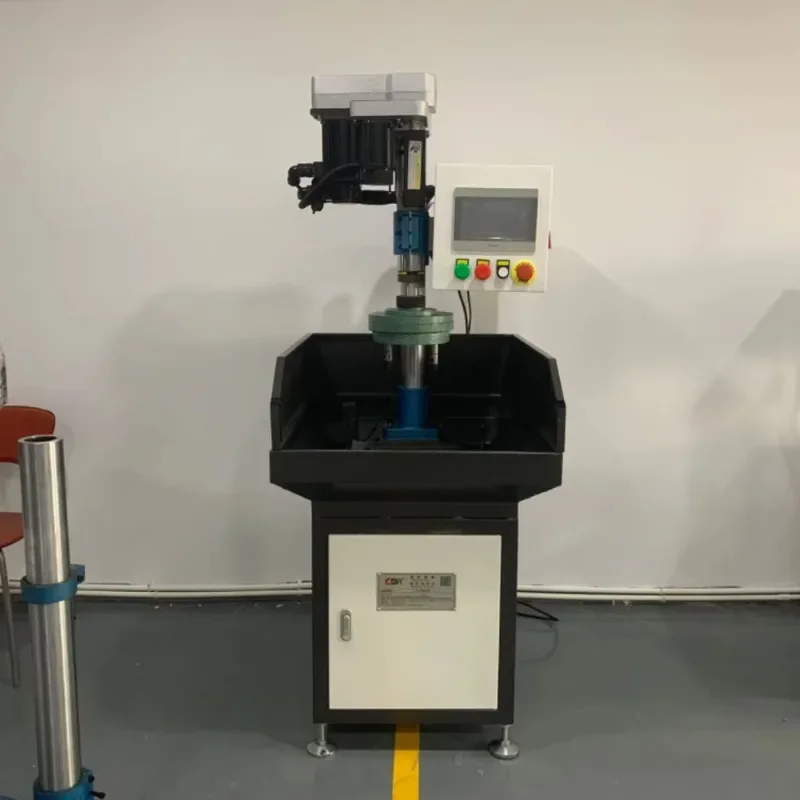 Small multi axis drilling and t apping machine with dual servo electric control drilling