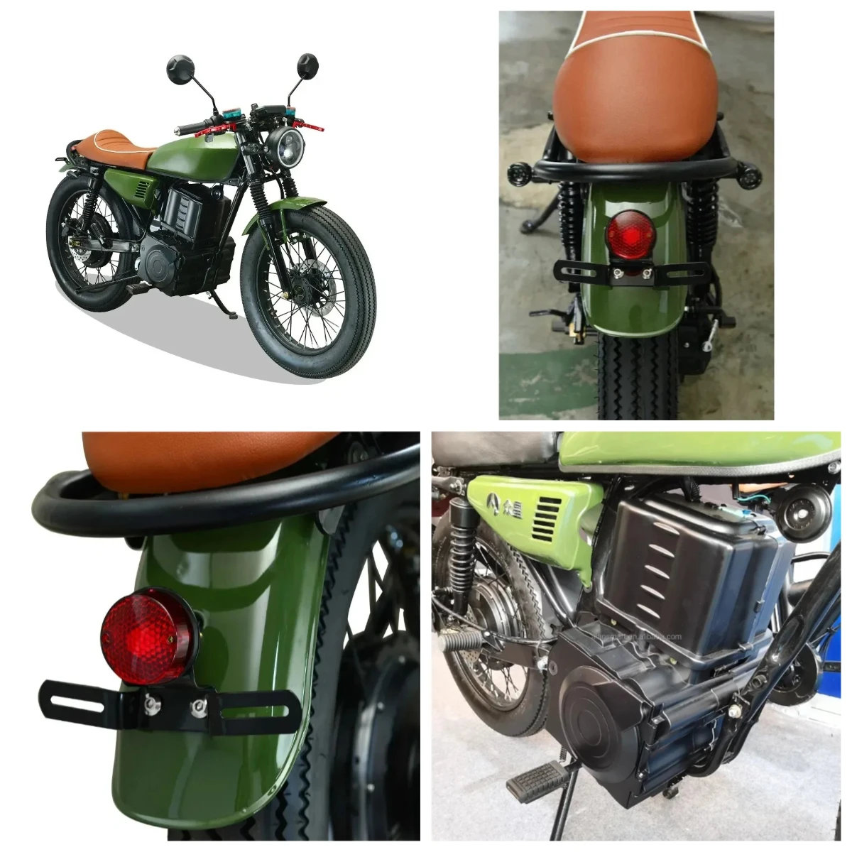 STLF Motorcycle2026 最新ヴィンテージスタイル電動バイク、クラシック二輪スクーター1000w-3000w 極めて競争力のある価格