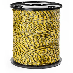 400 Meters Electronic Fence Rope Wire 9 Stainless Steel Strands for Reliable Conductivity and Rust Resistance