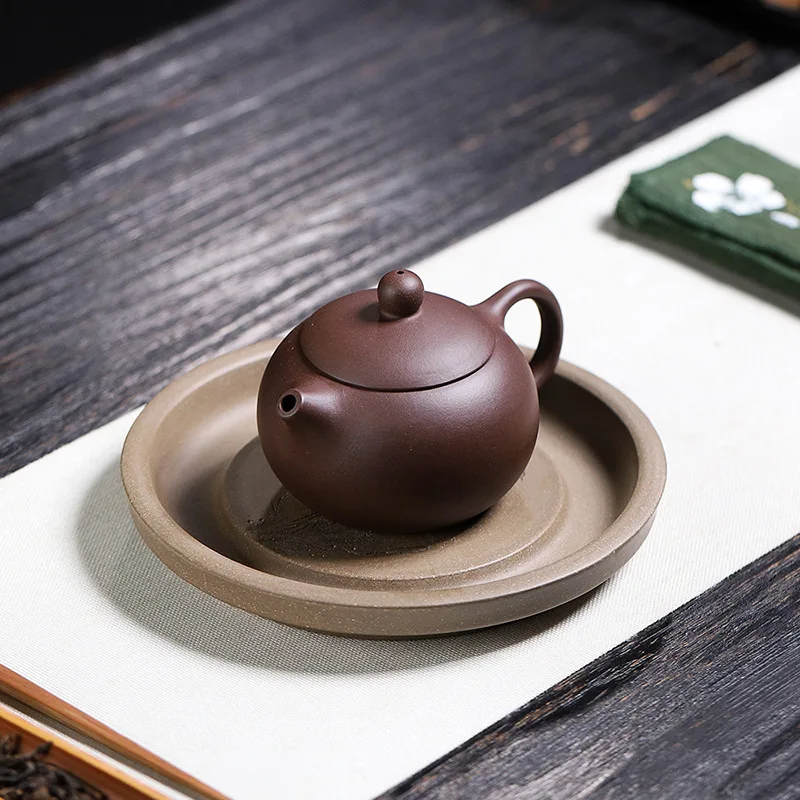 High Quality Yixing Handmade Clay Teapot Suit Ore Purple Xi Shi Pot Sets One Four Cups Household Set