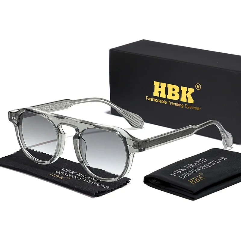 HBK Classic Fashion Sunglasses for Men Core Insert Leg Integrated Sun Glasses Women Travel Party Business Festival Gift Eyewear