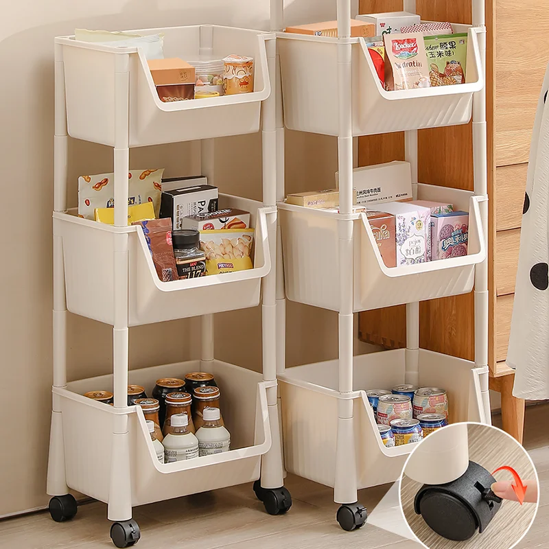 

Service Snack Trolley Utility Cart Pulley Movable Dormitory Bookshelf Utility Cart Storage Rack Carrito Rodante Hotel Furniture