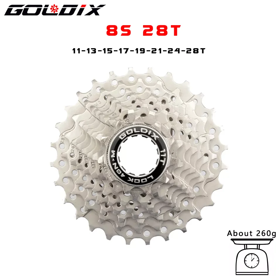 GOLDIX Rennrad 8 9 10 11 Geschwindigkeit Velocidade 11-25T/28T/32T/34T/36T Fahrrad Kassette Freilauf MTB Kettenrad für SHIMANO SRAM