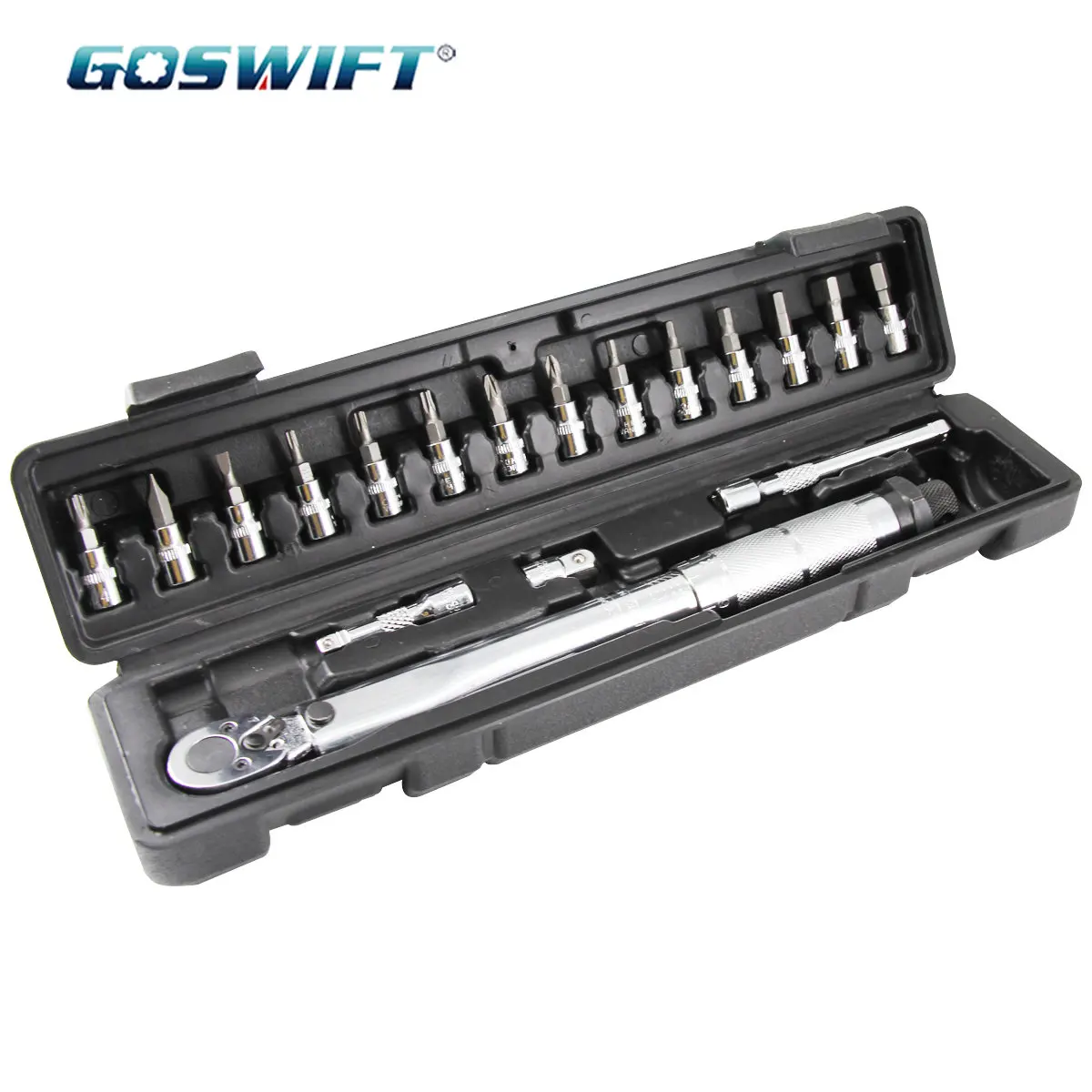 

1/4 Inch Drive Preset Torque Wrench Set Bicycle Tool Kit High Precsion Ratchet Spanner 5-25NM