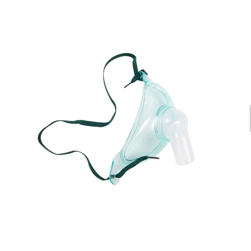 Medical PVC Oxygen Pediatric Adult Size Disposable Tracheostomy Mask For Laryngectomy Aerosol Therapy