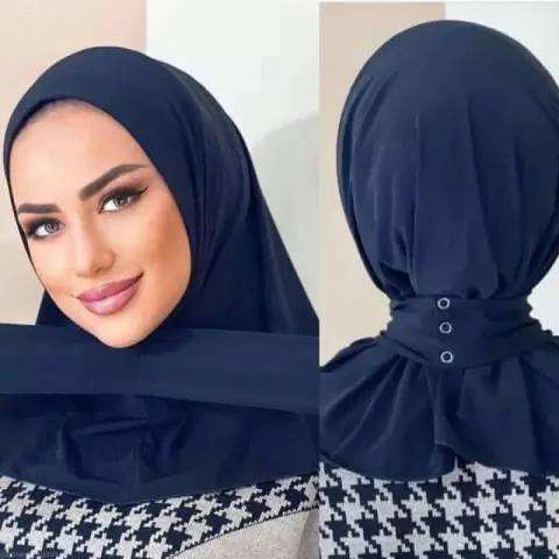 جديد لحظة جيرسي الحجاب Undercap الحجاب للمرأة المسلمة النساء الحجاب غطاء كامل قفل المفاجئة أشرطة رأس وشاح الإسلام عمامة