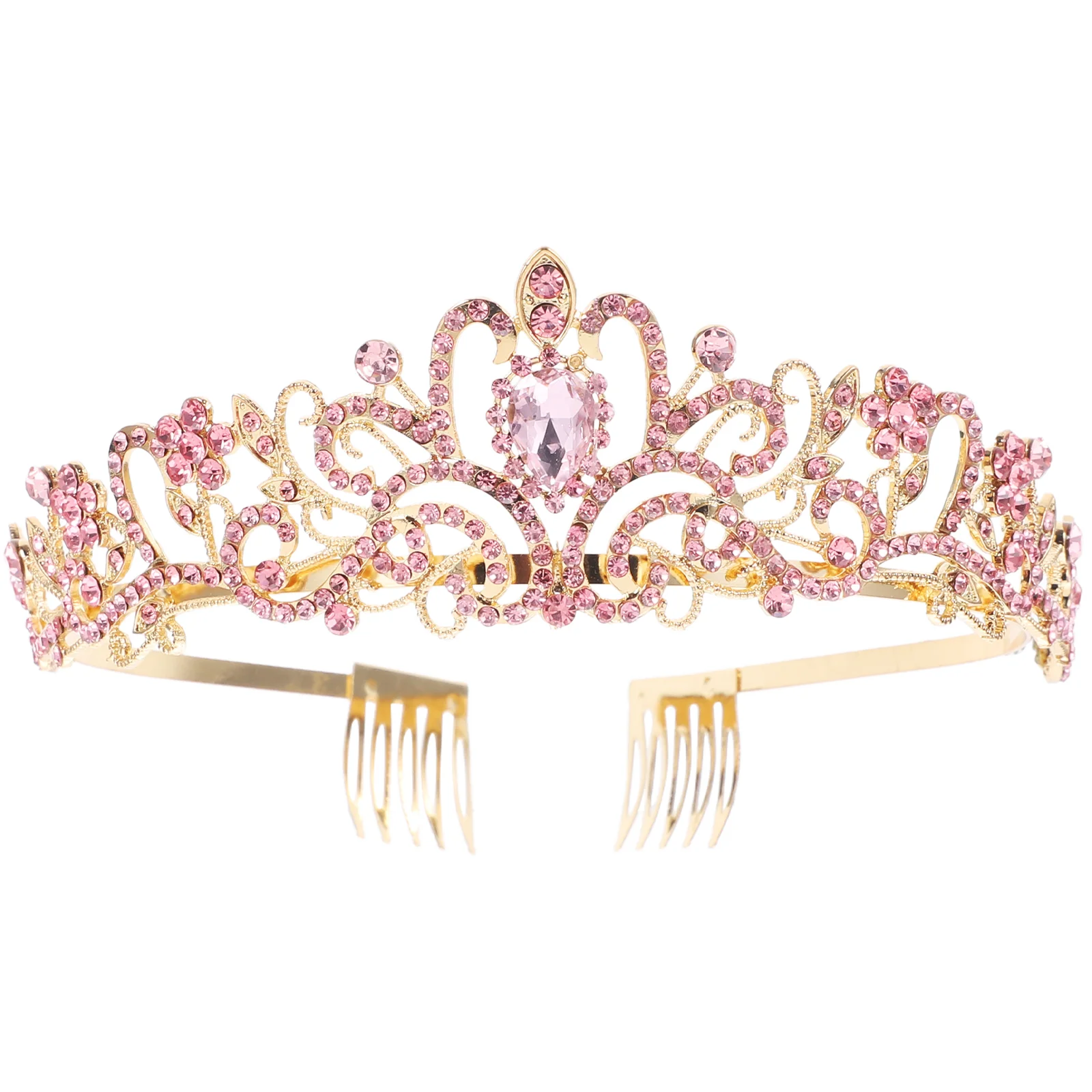 Princesa strass barroco coroa noiva miss tiara retro decoração casamento acessórios para o cabelo liga de zinco tiaras para mulheres headwear