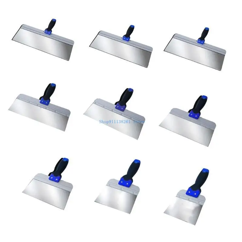 

H05E Ergonomic T Handle Plastering Tool with Flat Blade Skimming Scraper