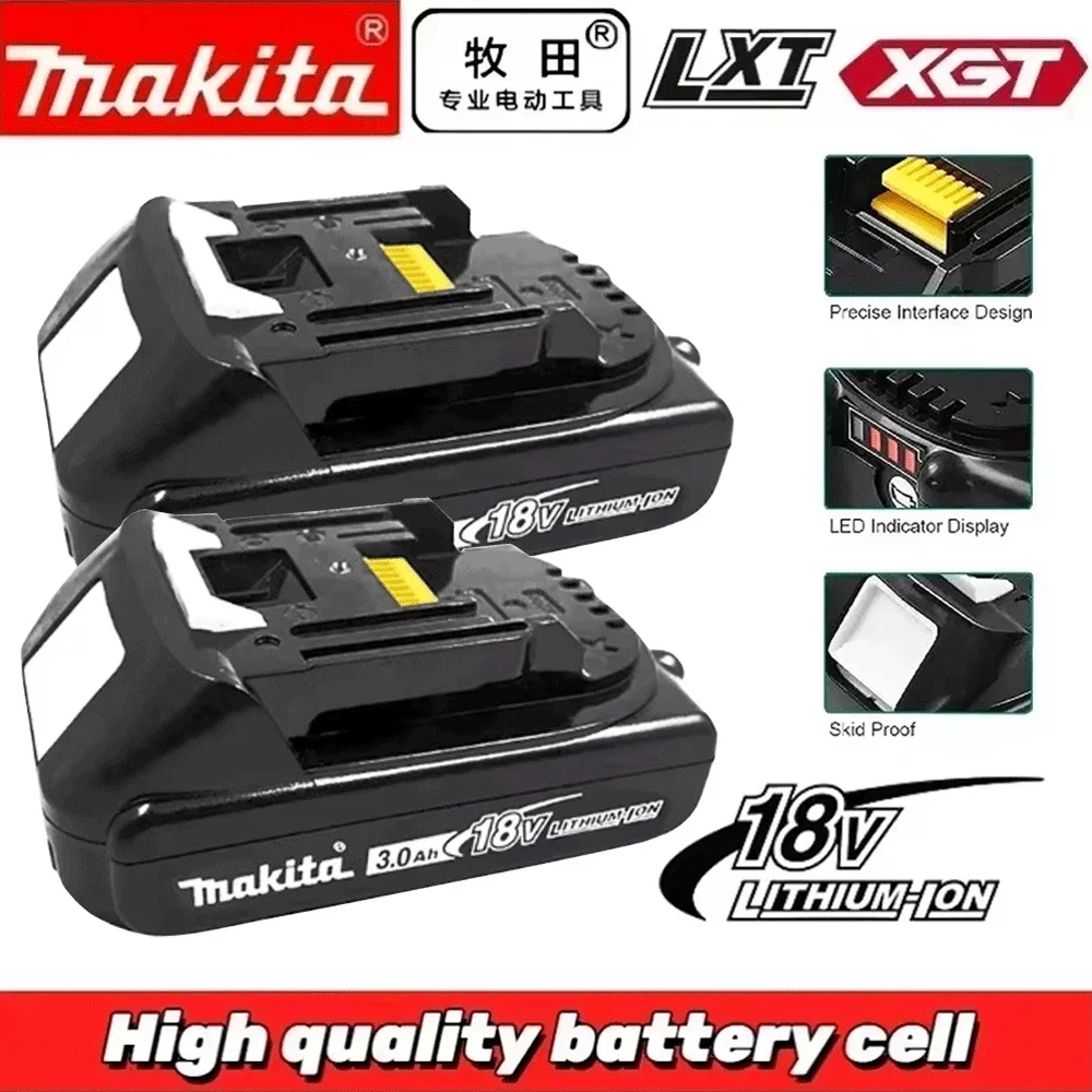 

Original Makita 3Ah Makita 18V Battery BL1830B BL1850B BL1850 BL1840 BL1860 BL1815 Replacement Lithium-ion Battery